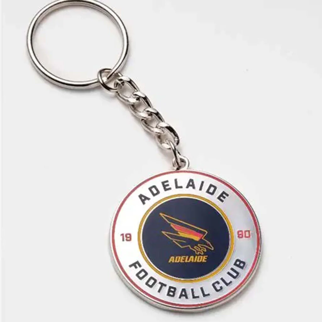 Adelaide Crows Round Keyring