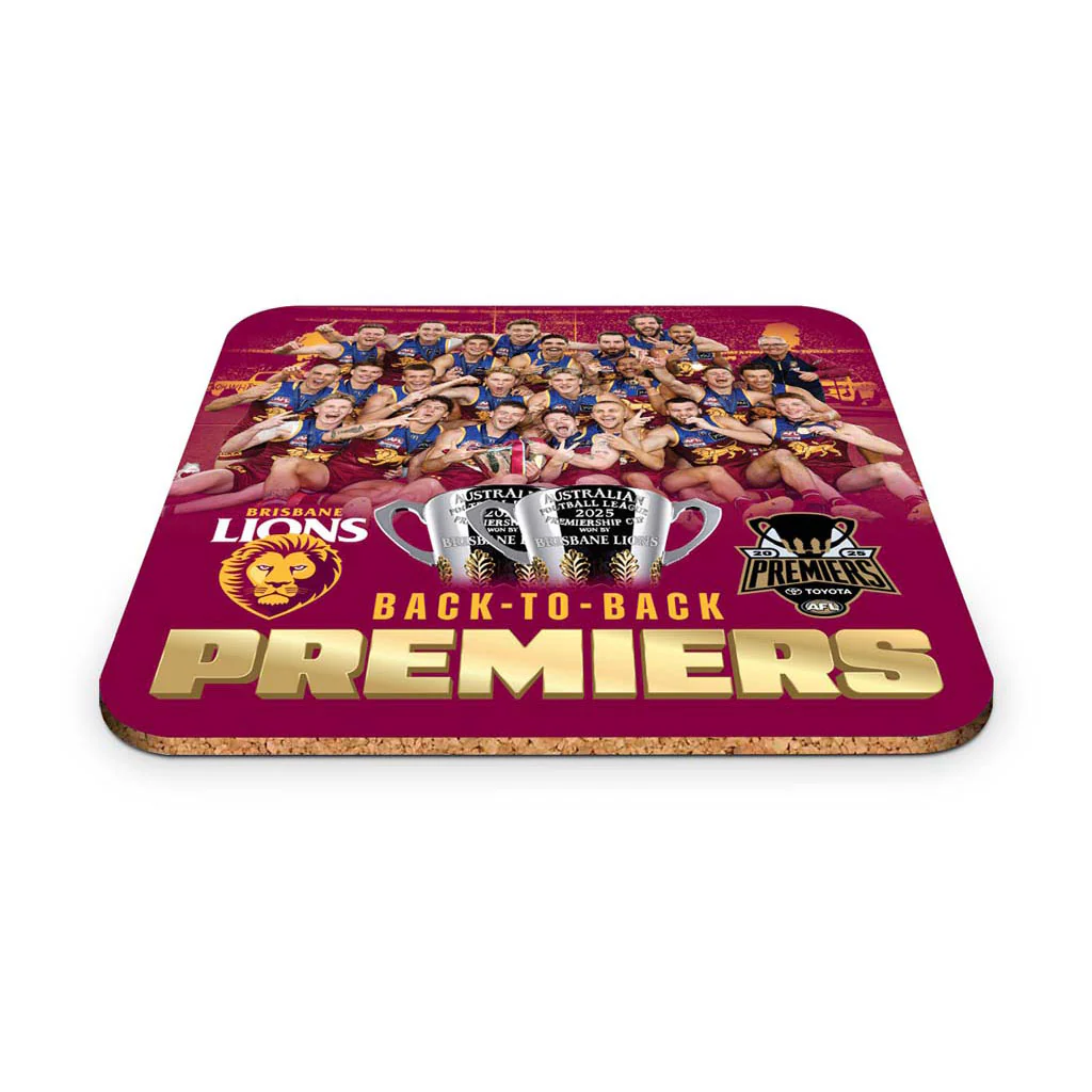 Brisbane Lions 2025 Premiers Coasters PH2