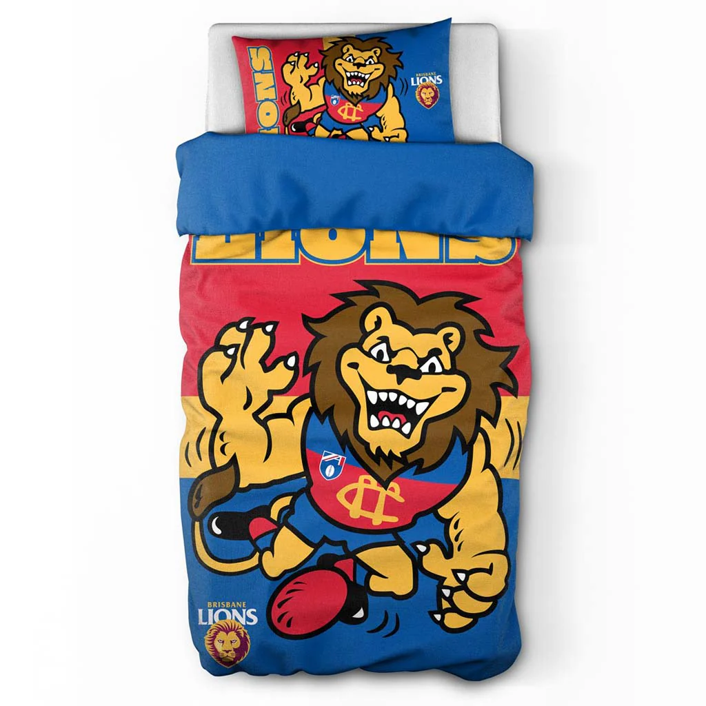 Brisbane Lions Quilt Cover Single