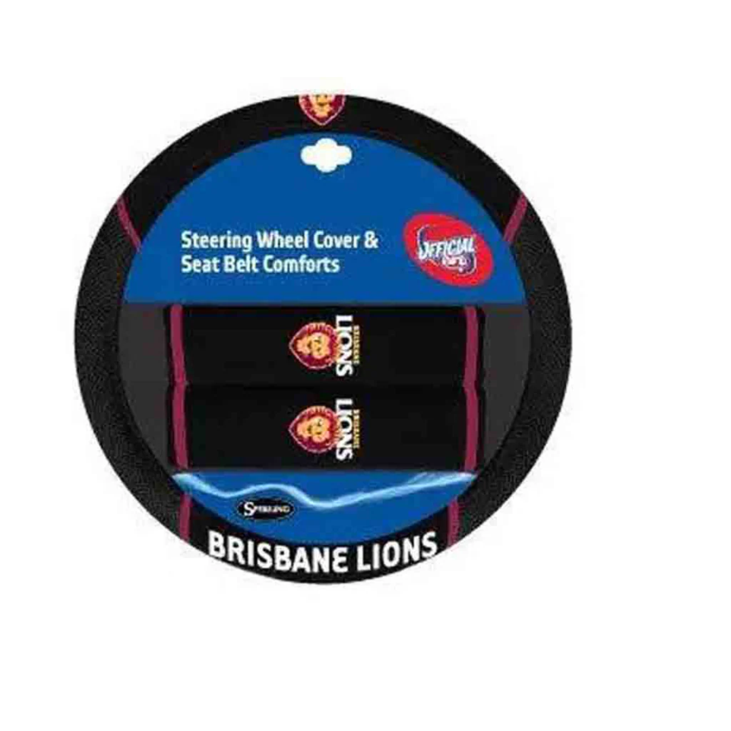 Brisbane Lions Steering Wheel Cover