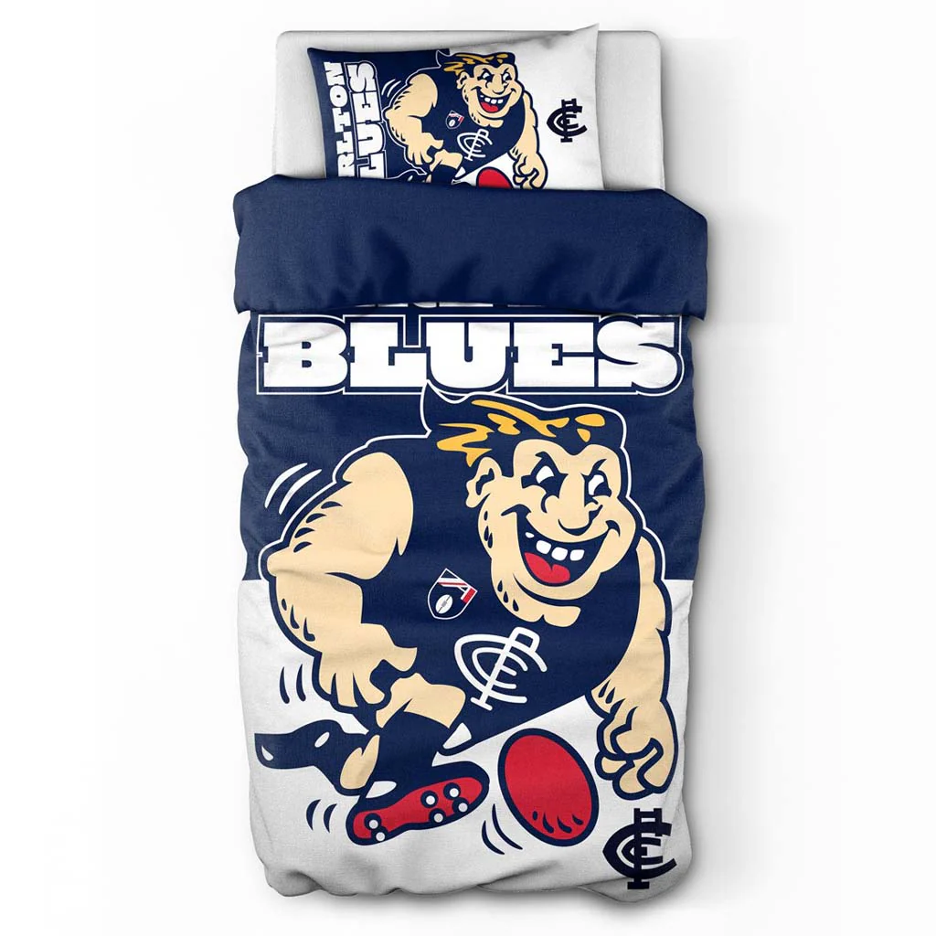 Carlton Blues Quilt Cover Single