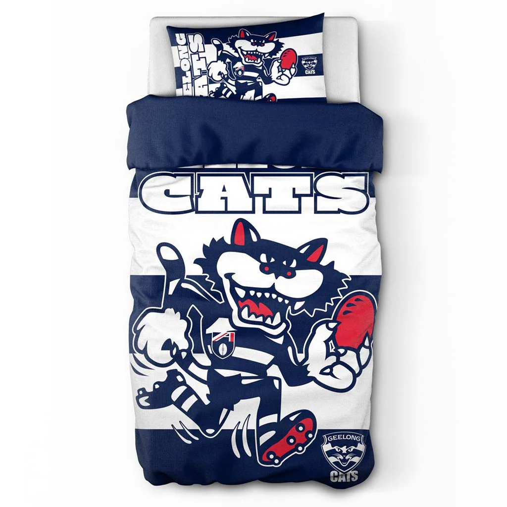 Geelong Cats Quilt Cover Single