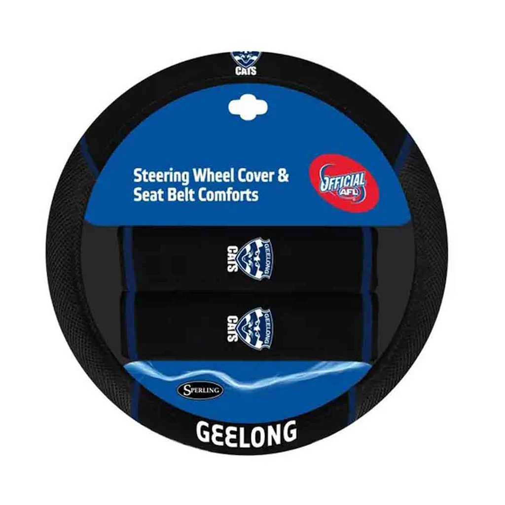 Geelong Cats Steering Wheel Cover