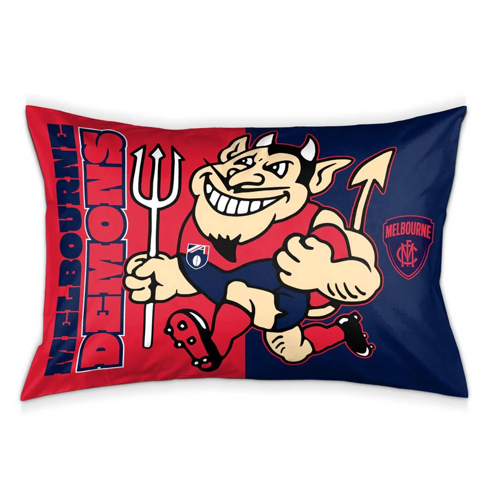 Melbourne Demons Single Pillow Case