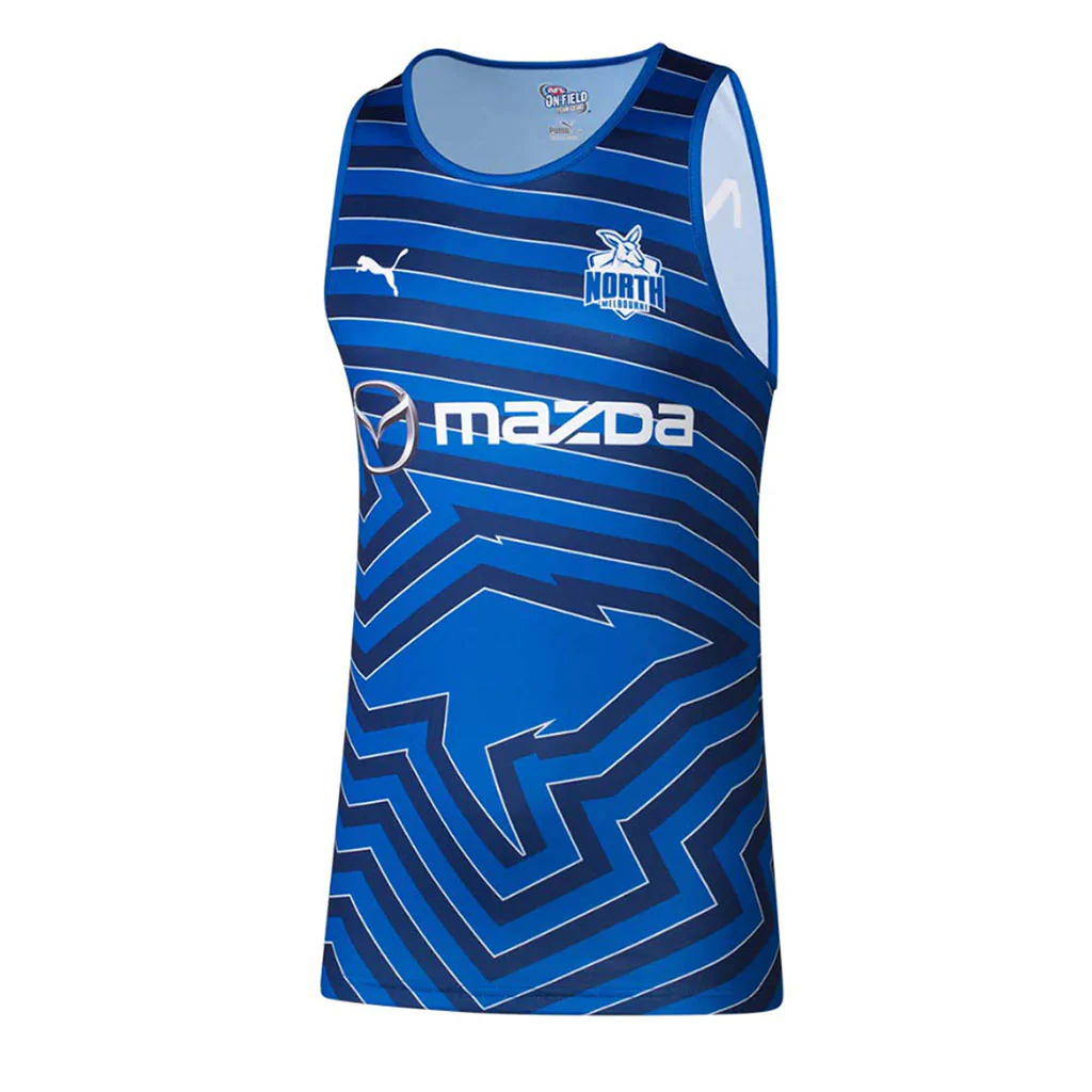 North Melbourne Kangaroos 2025 Training Singlet