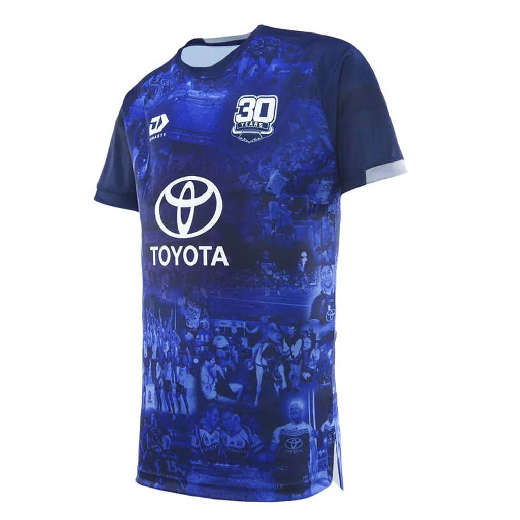 North Queensland Cowboys 2025 Warm Up Tee Adult