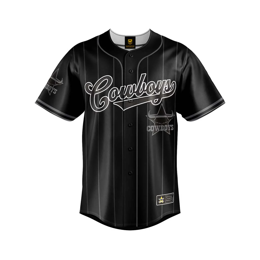 North Queensland Cowboys 'Blackout' Baseball Tee