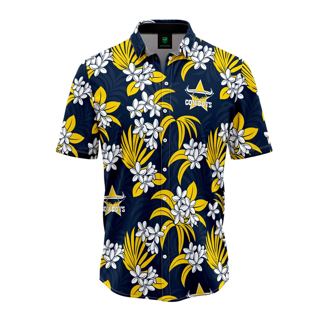 North Queensland Cowboys 'Reef' Hawaiian Shirt