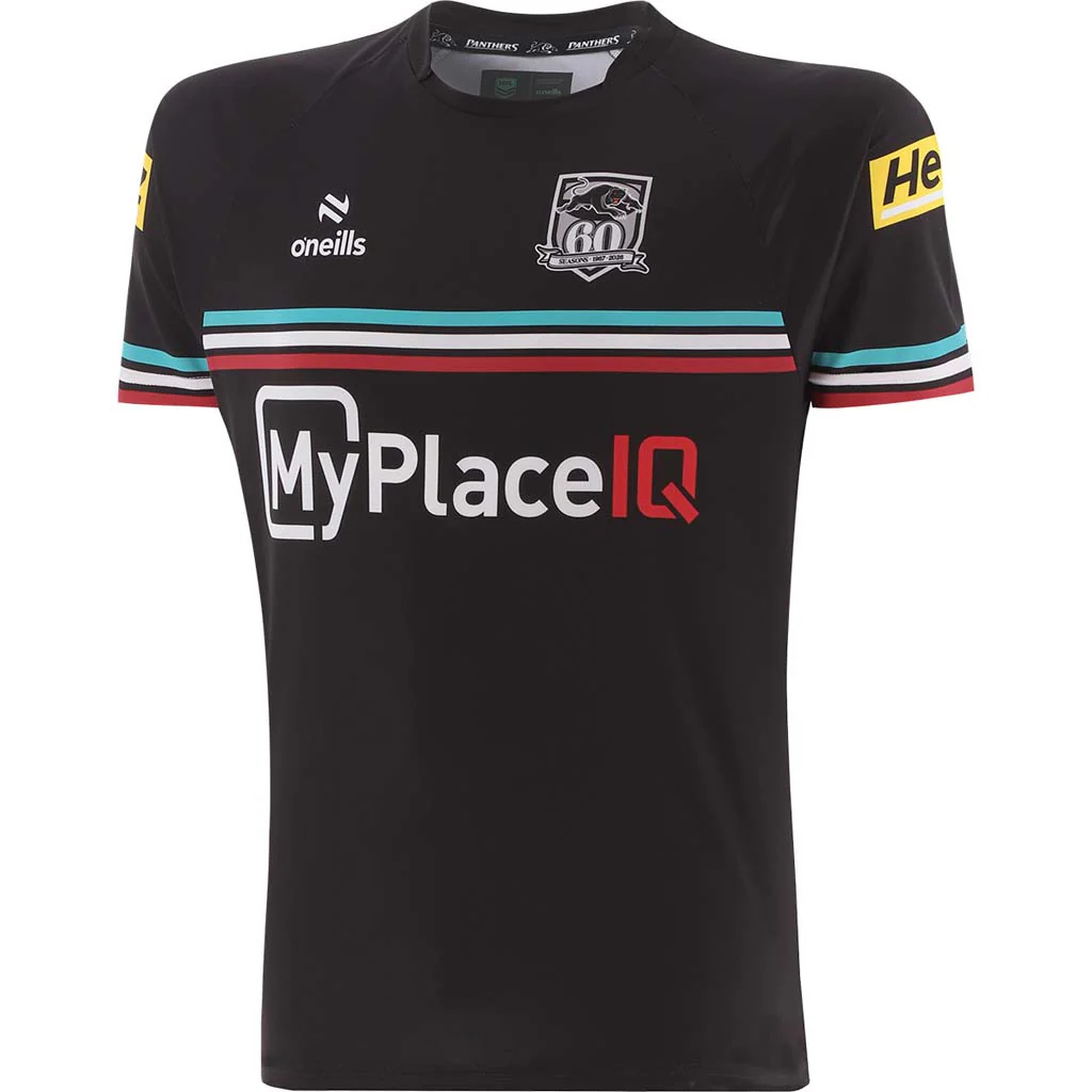 Penrith Panthers 2026 Training Tee Black Adult
