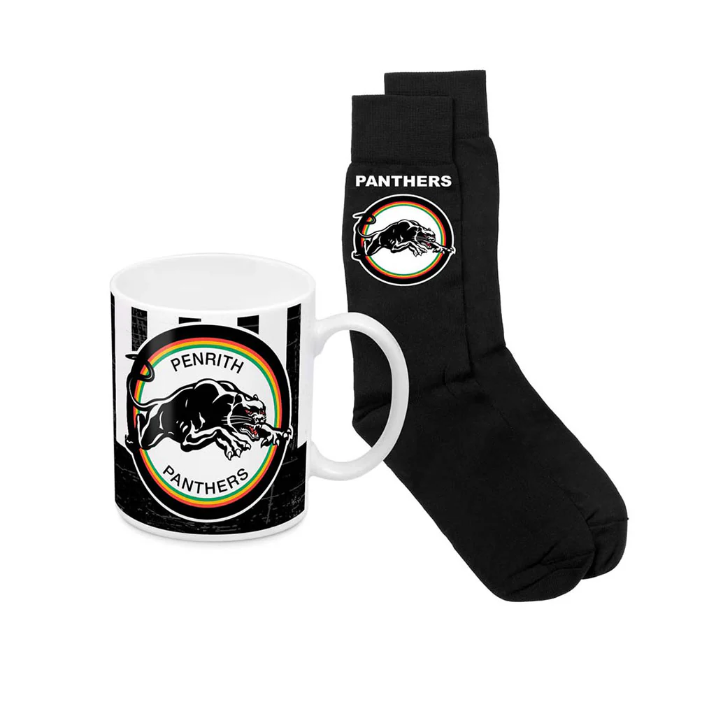 Penrith Panthers Heritage Mug and Sock Set