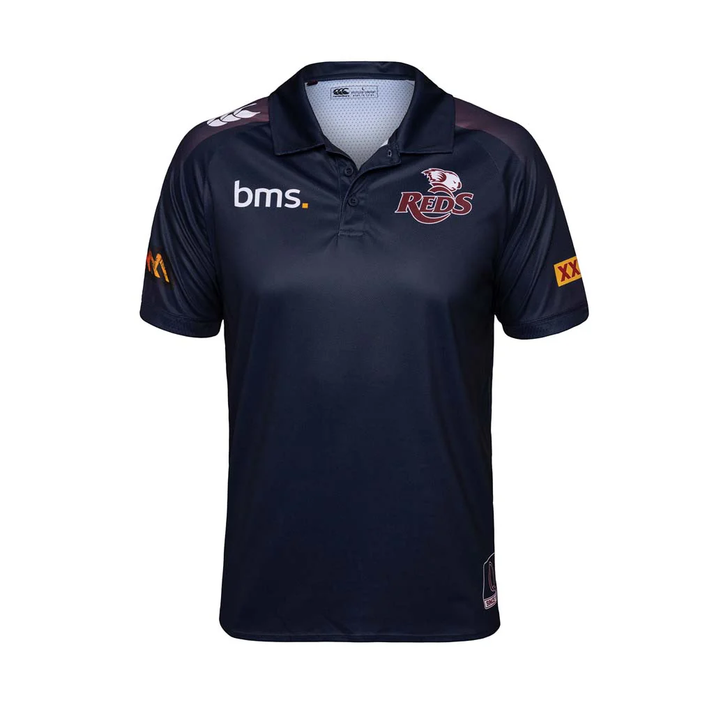 QLD Reds 2026 Media Polo Adult