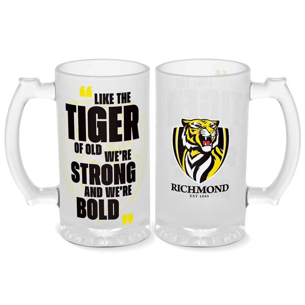 Richmond Tigers Frosted Stein 500mL