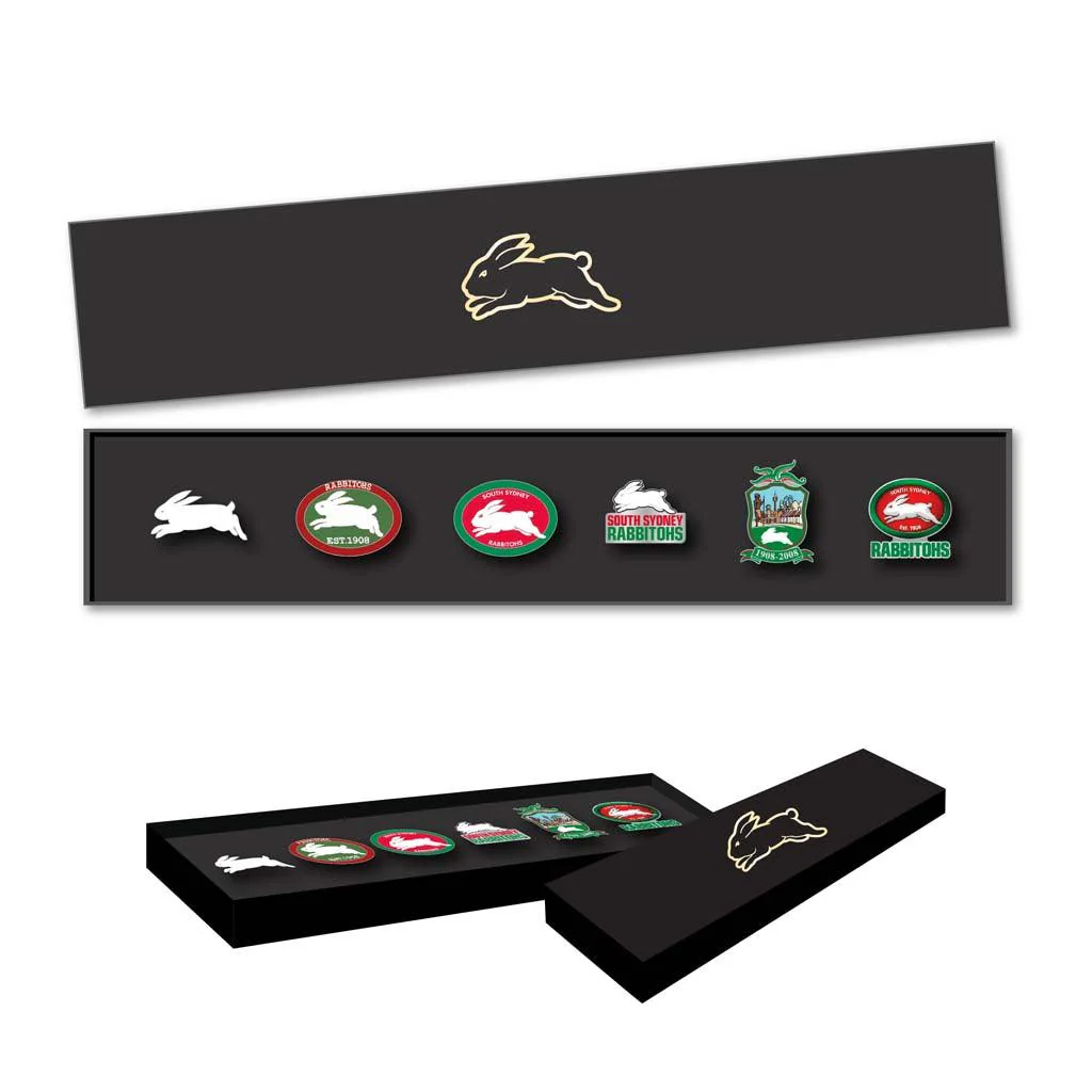 South Sydney Rabbitohs Logo Pin Set