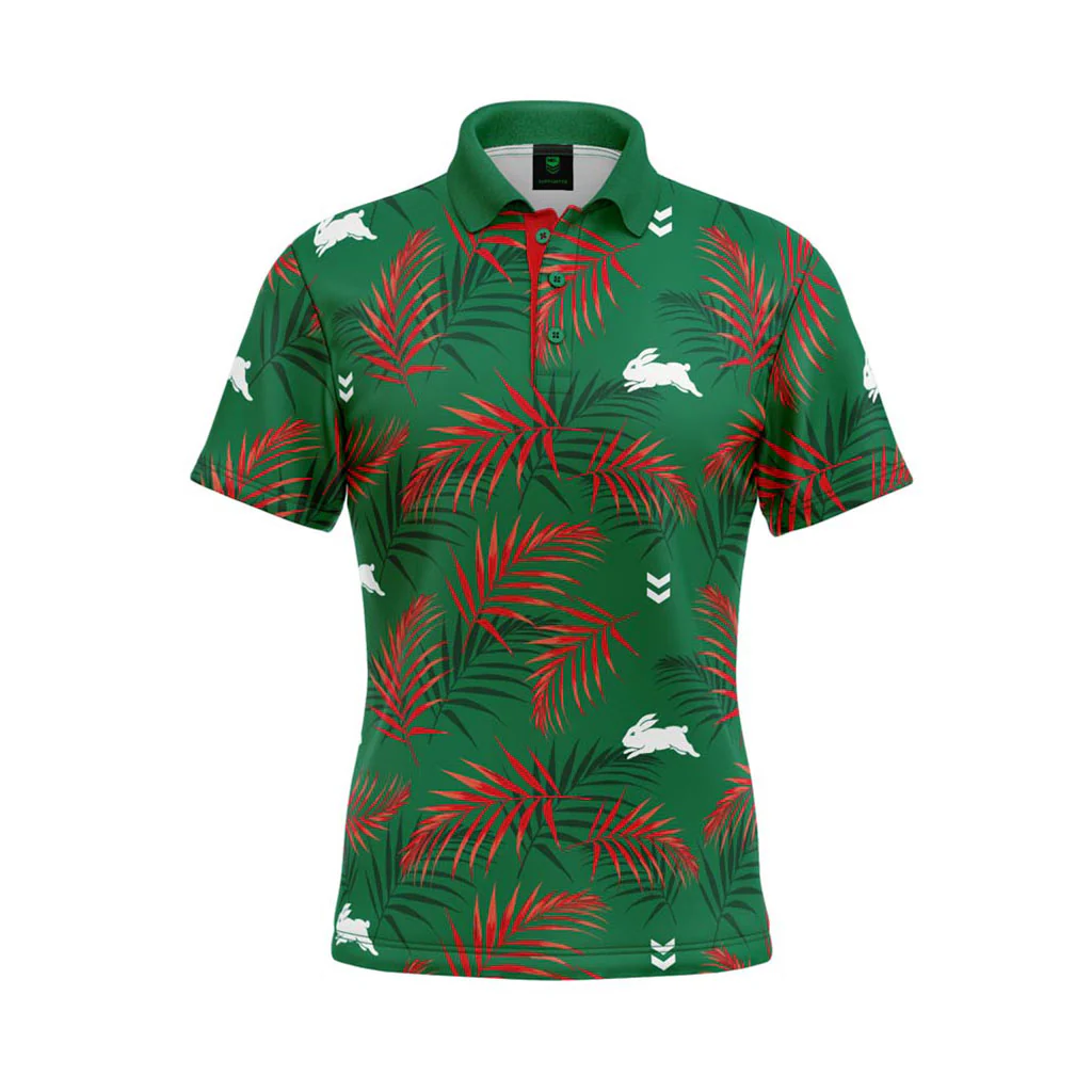 South Sydney Rabbitohs 'Palm Beach' Golf Shirt