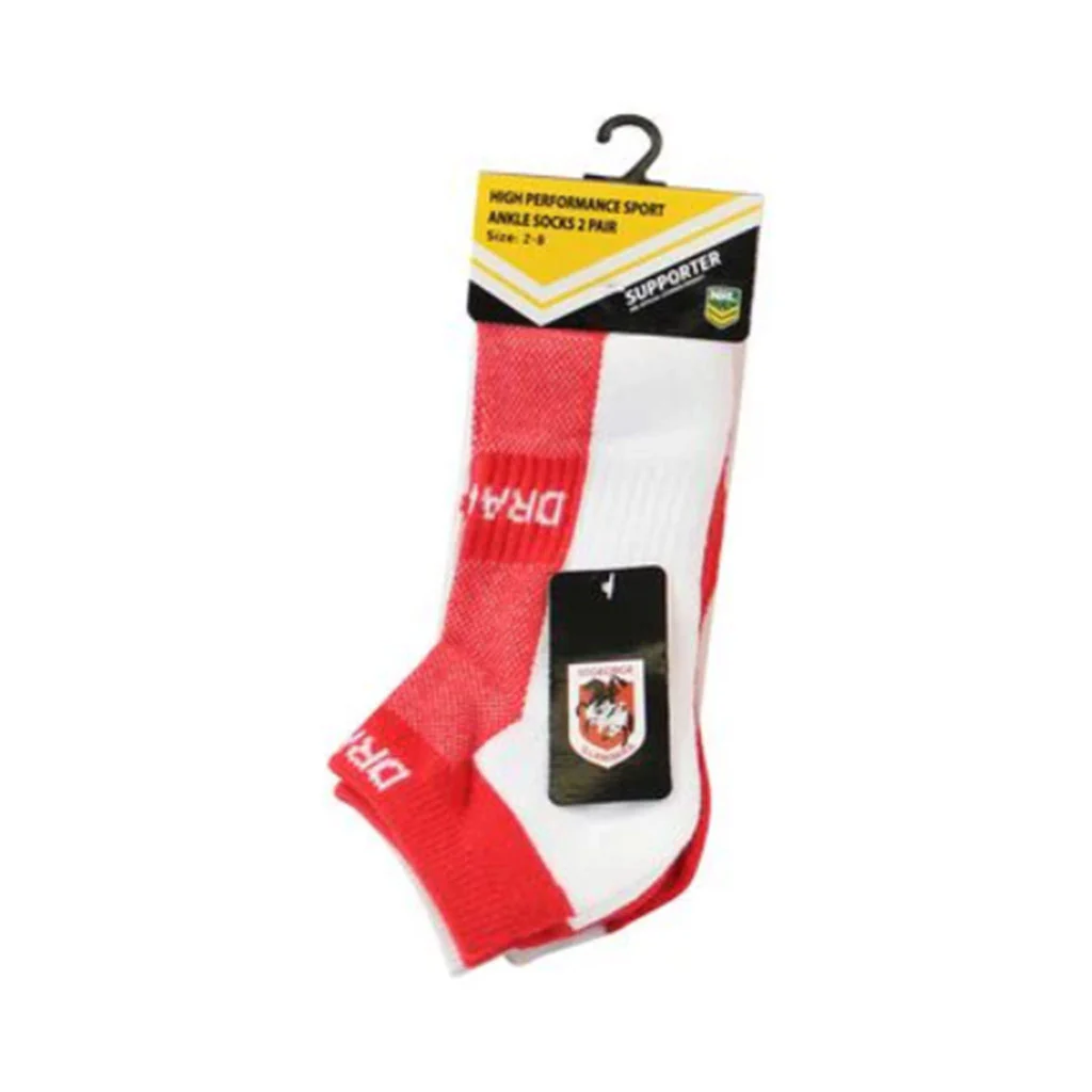 St George Dragons Ankle Socks