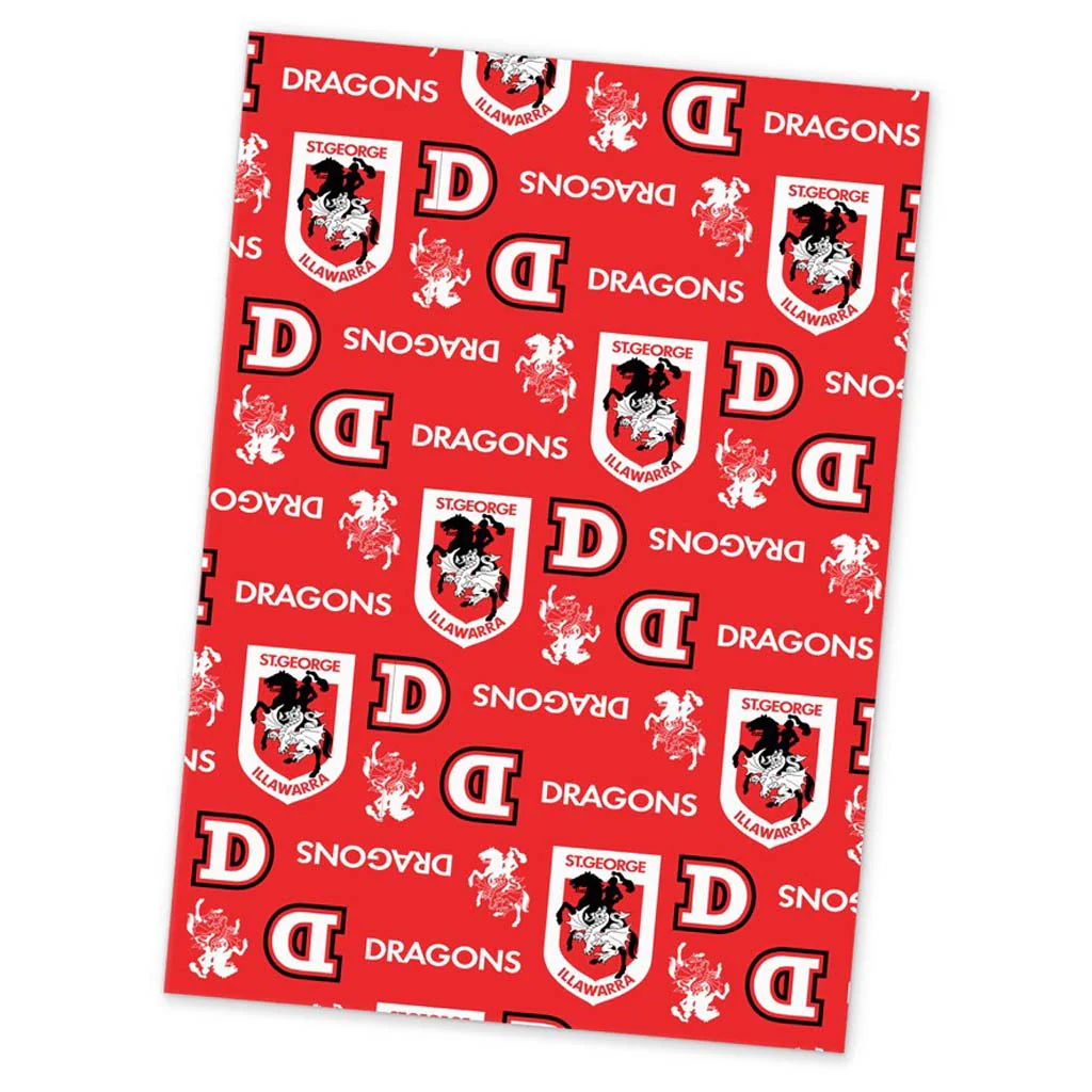St George Dragons Wrapping Paper