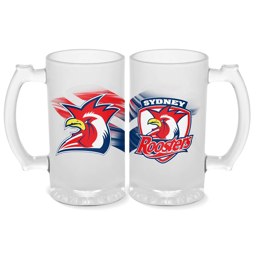 Sydney Roosters Frosted Stein 500mL