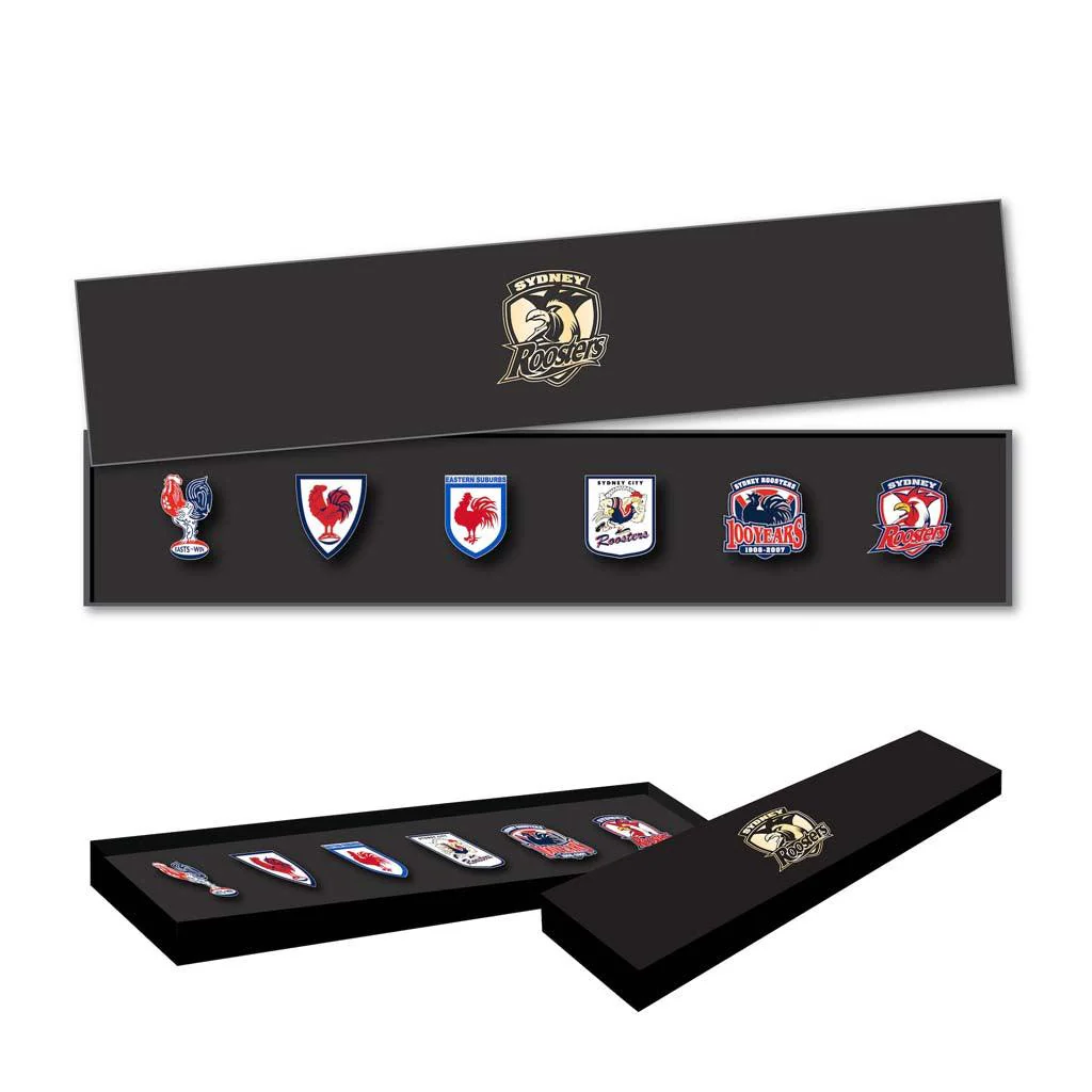Sydney Roosters Logo Pin Set