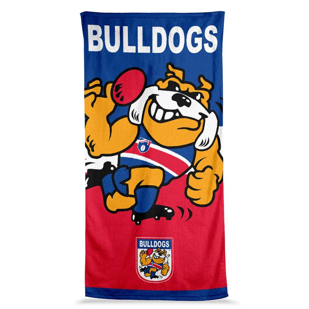 Western Bulldogs Jumbo Beach Towel