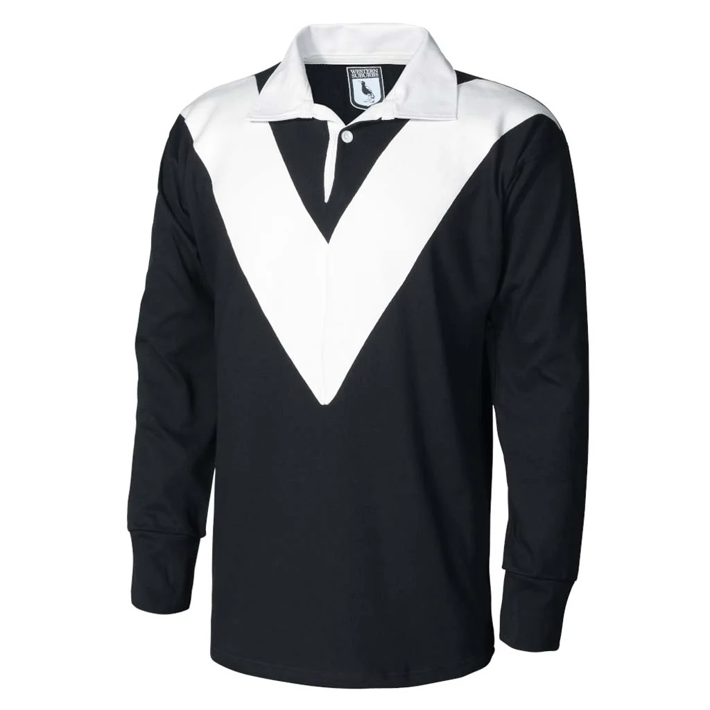 Western Suburbs Magpies WW2 Retro Jersey Adult