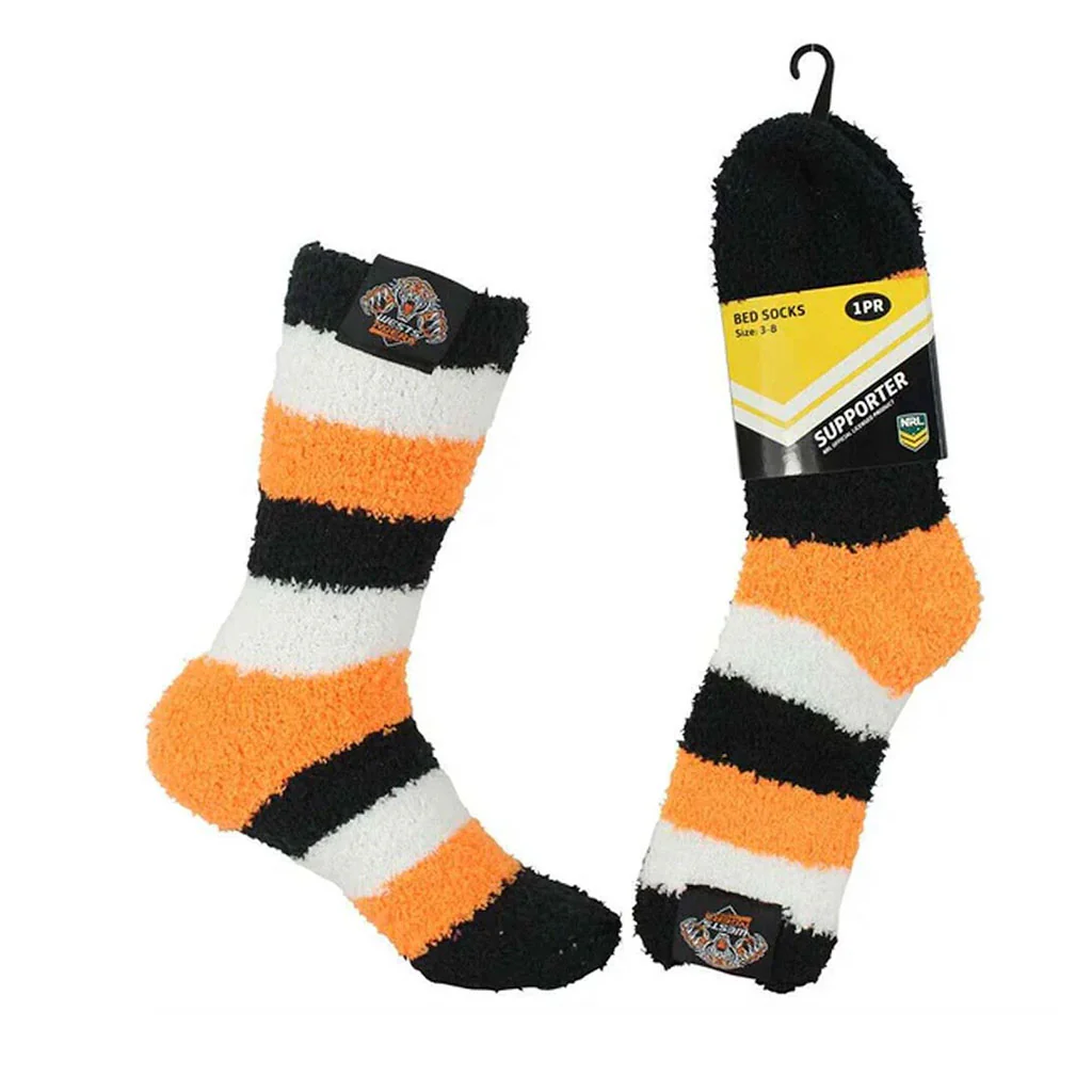 Wests Tigers Bed Socks